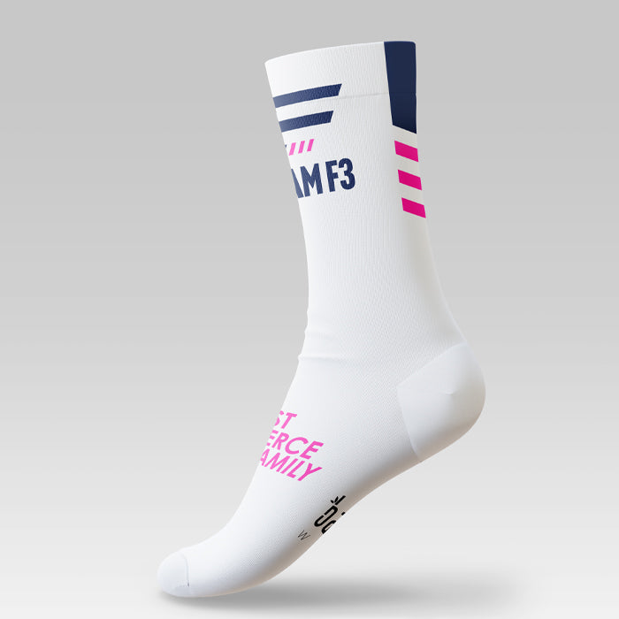 Team F3 Custom Socks Socks Bambū Werx XS White