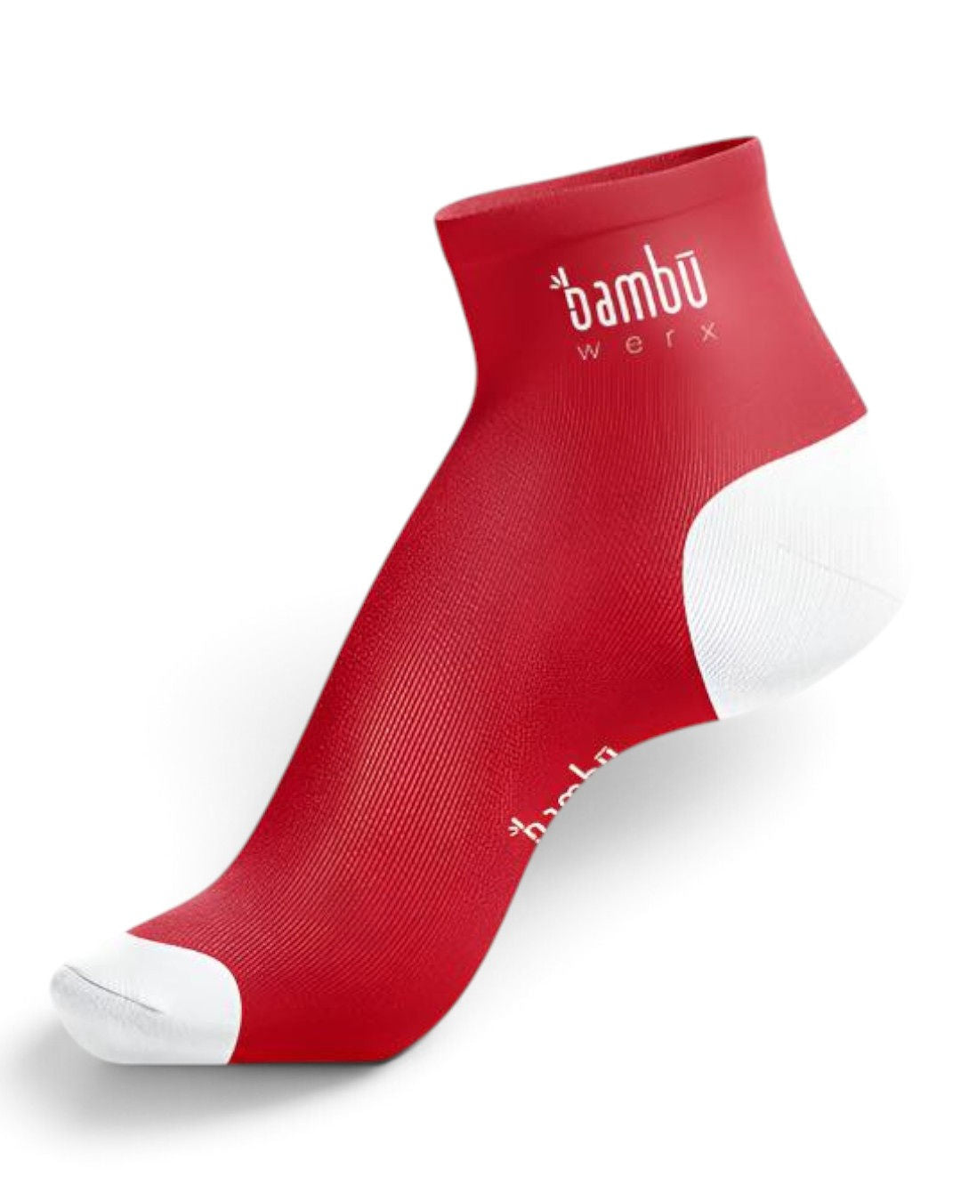 Ankle Socks Socks Bambū Werx S/M Red