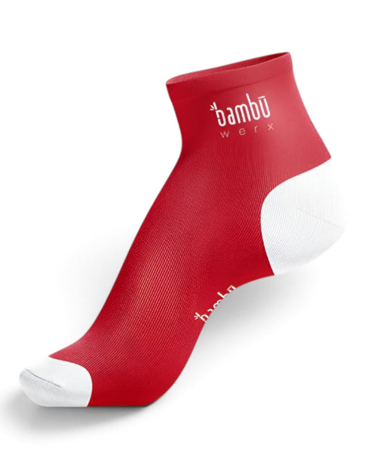 Ankle Socks Socks Bambū Werx S/M Red