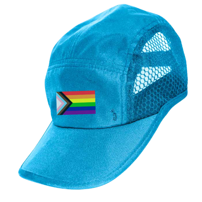 Run Caps - Pride Flag (Pre-Order) Headware Bambū Werx Blue
