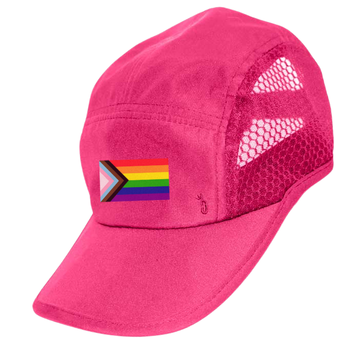 Run Caps - Pride Flag (Pre-Order) Headware Bambū Werx Pink