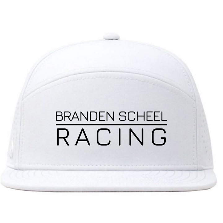 Branden Scheel Trucker Hats (Pre-Order) Headware Bambū Werx White Flat-Brim