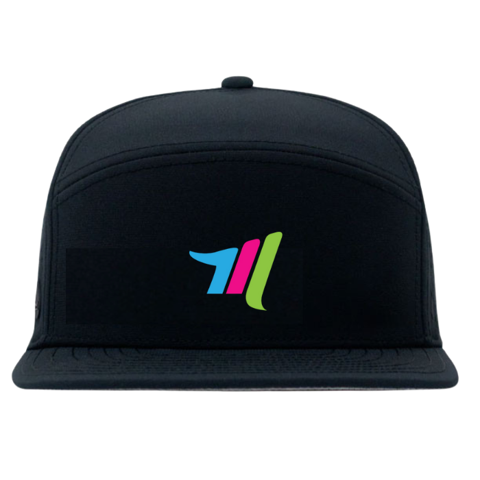 Merge Multisport Flat Brim Trucker (Pre-Order) Headware Bambū Werx M/L Adjustable (55-59cm) Black