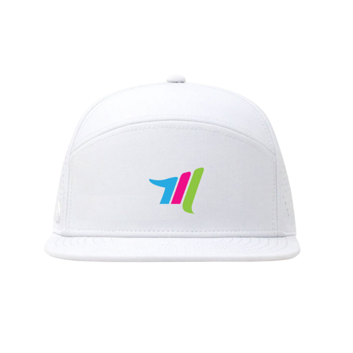 Merge Multisport Flat Brim Trucker (Pre-Order) Headware Bambū Werx M/L Adjustable (55-59cm) White