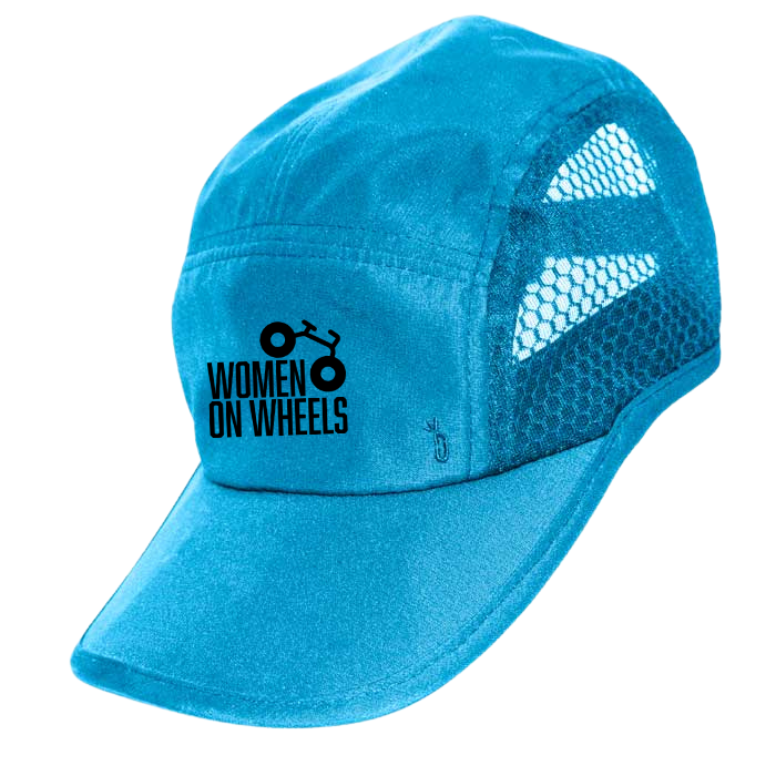 Women on Wheels Run Caps Headware Bambū Werx Blue