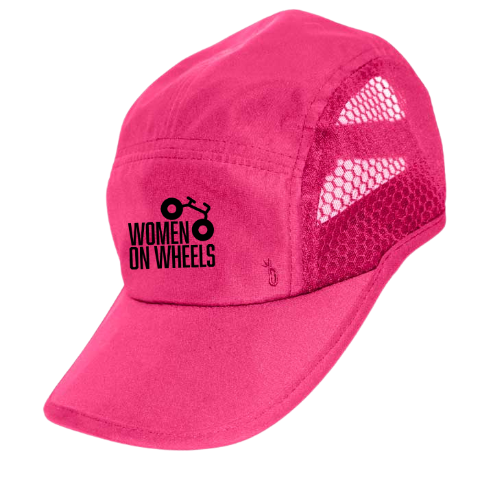 Women on Wheels Run Caps Headware Bambū Werx Pink