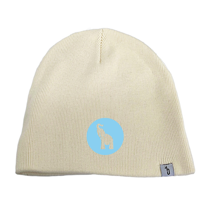 YT Beanies (Pre-Order) Headware Bambū Werx Bone White OSFA Blue Logo