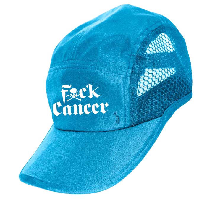 Fxck Cancer Running Cap Headware Bambū Werx Blue