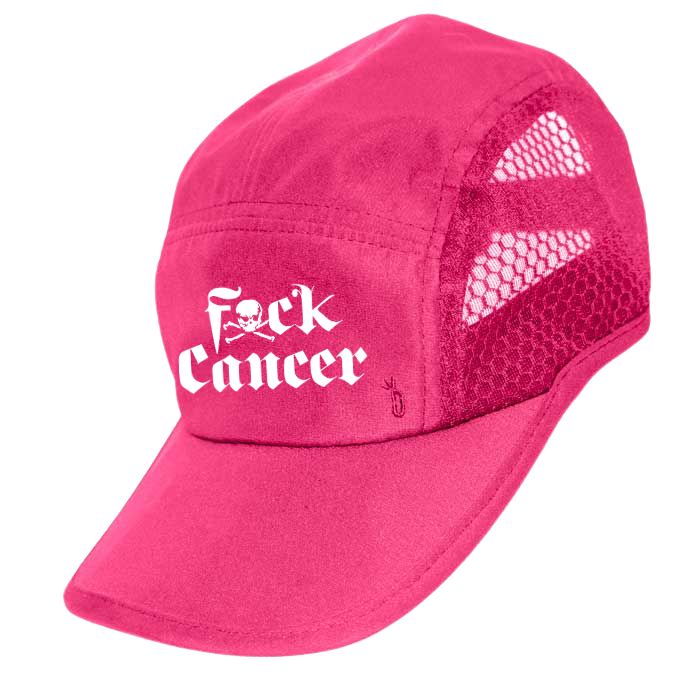 Fxck Cancer Running Cap Headware Bambū Werx Pink