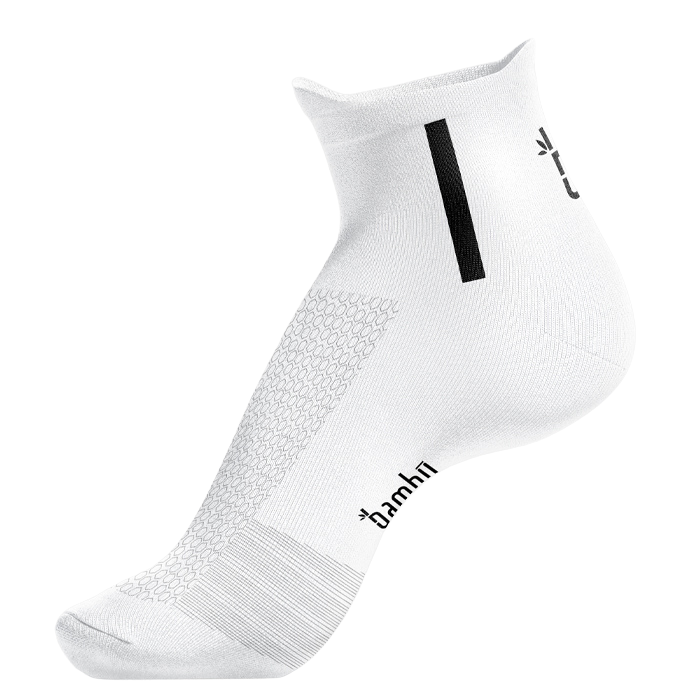 Quarter Socks - New! Socks Bambū Werx S/M White