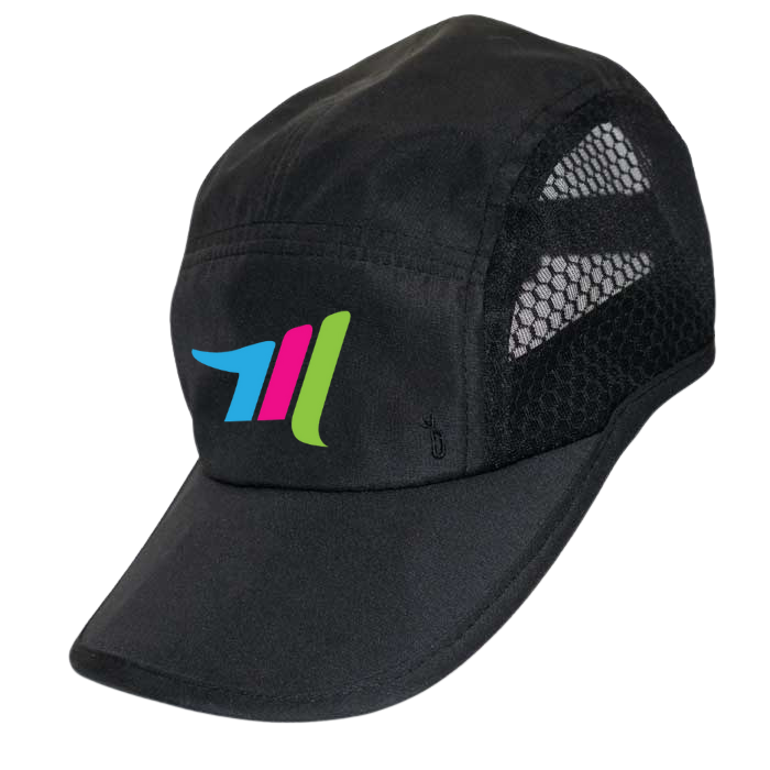 Merge Multisport Run Caps Headware Bambū Werx Black
