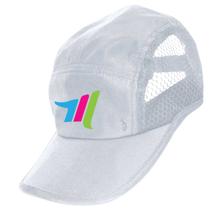 Merge Multisport Run Caps Headware Bambū Werx White