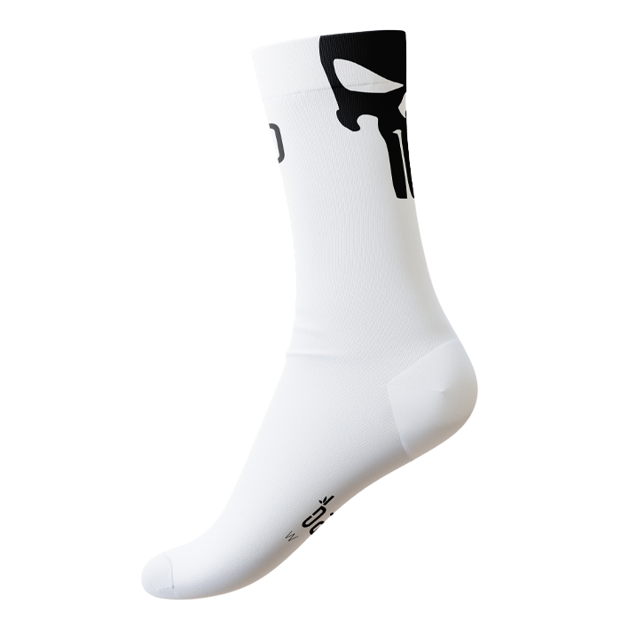 Performance Socks - Punisher (New - Now in Black!!) Socks Bambū Werx S/M White