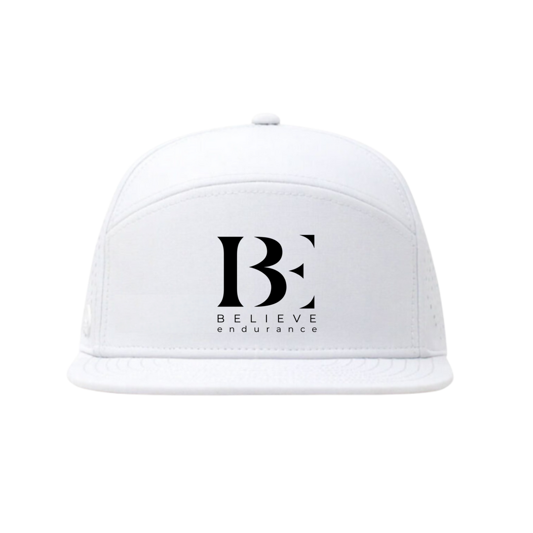 Believe Endurance Club Trucker Hats - Flat Brim (New!) (Pre-Order) Headware Bambū Werx White BE