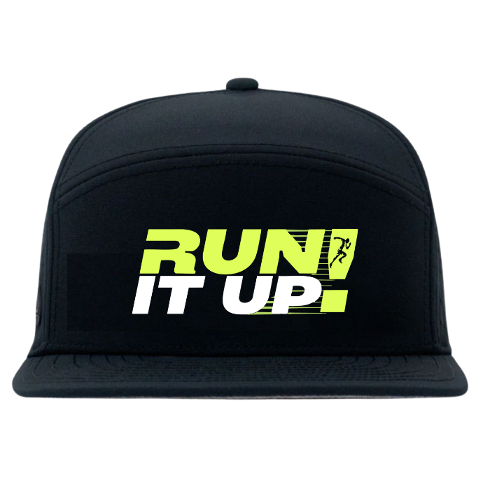 Run It Up! Flat Brim Trucker (Pre-Order) Headware Bambū Werx Black