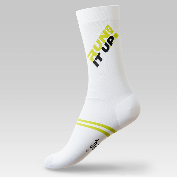 Run It Up! Team Socks (Pre-Order) Socks Bambū Werx S/M White