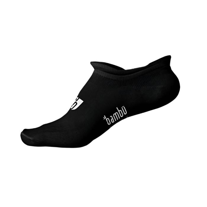 No-Show Socks - Pro Socks Bambū Werx S/M Solid Black