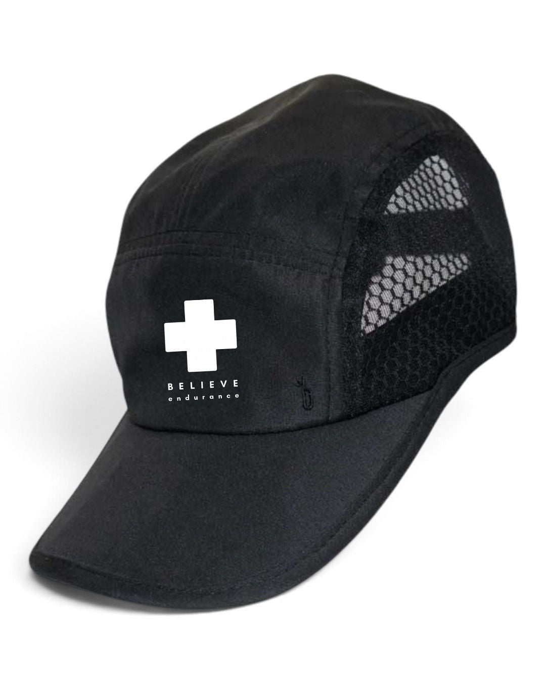Believe Endurance Run Caps (New!) (Pre-Order) Headware Bambū Werx Black Cross