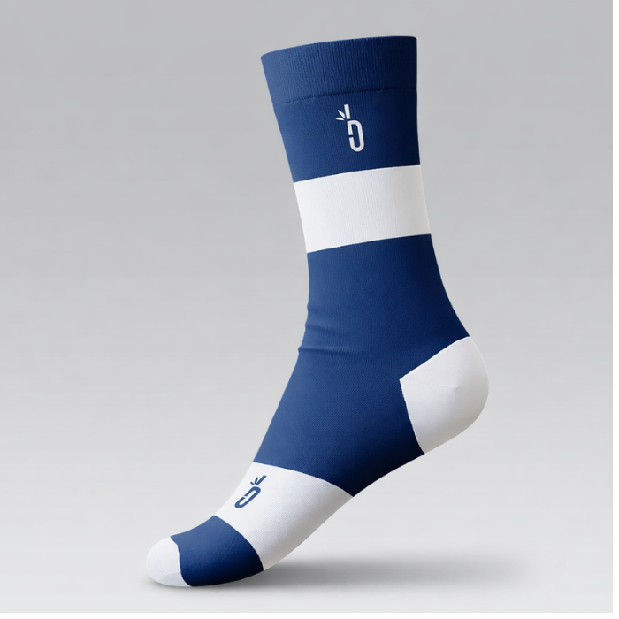 Performance Socks - Dress/Casual (New!) Socks Bambū Werx S/M Navy/White