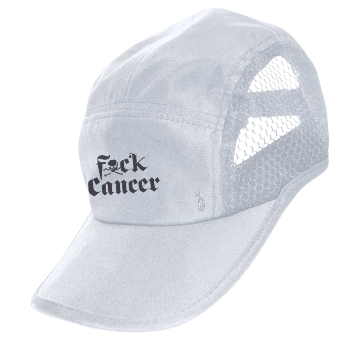 Fxck Cancer Running Cap Headware Bambū Werx White