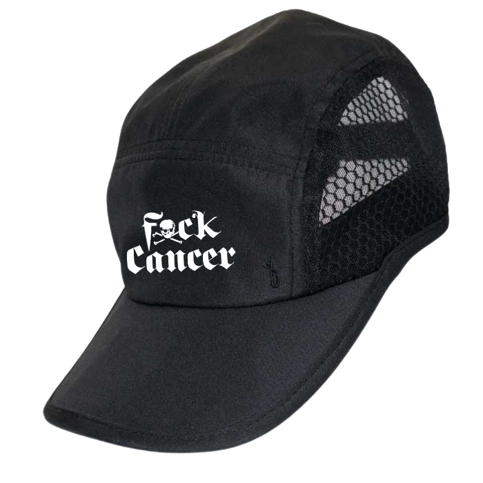 Fxck Cancer Running Cap Headware Bambū Werx Black