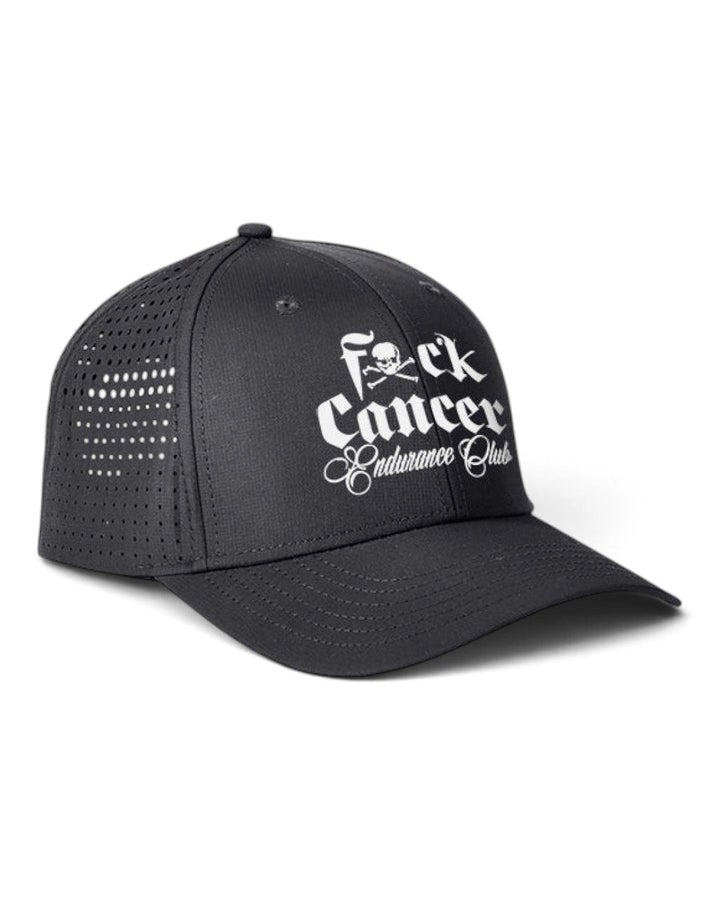 Fxck Cancer Endurance Club Trucker Hats - Standard Baseball Brim Headware Bambū Werx M/L Adjustable (55-59 cm) Black Standard (Baseball Brim)