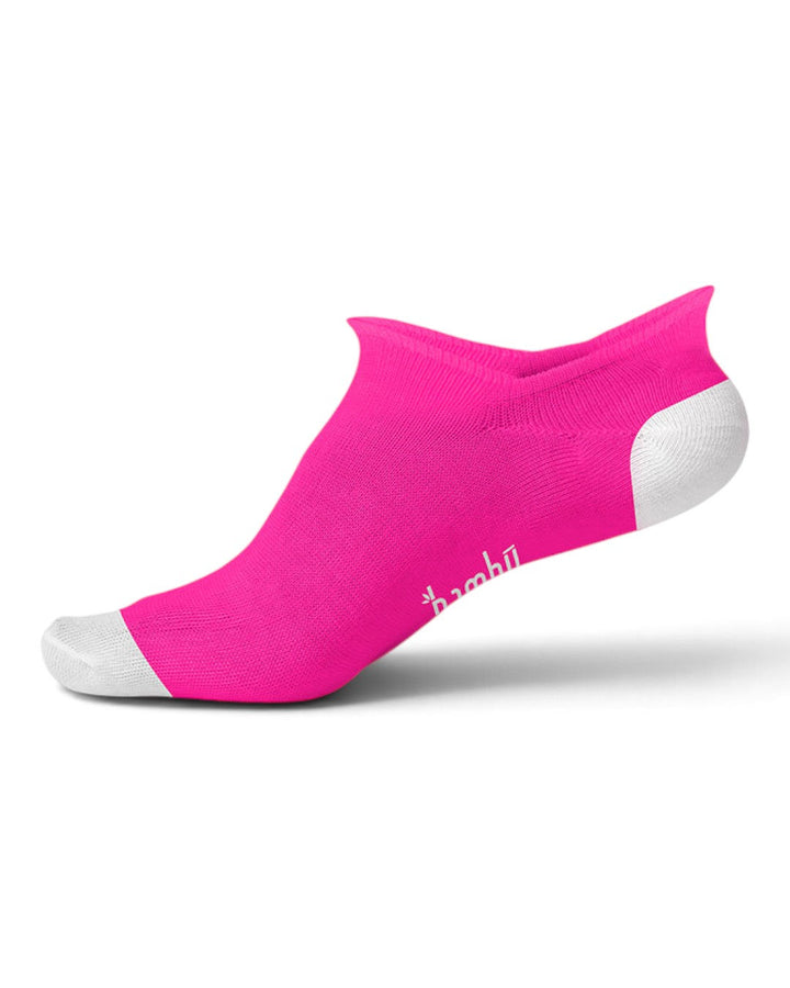Bamboo No-Show Socks – Pro Socks Bambū Werx S/M Pink