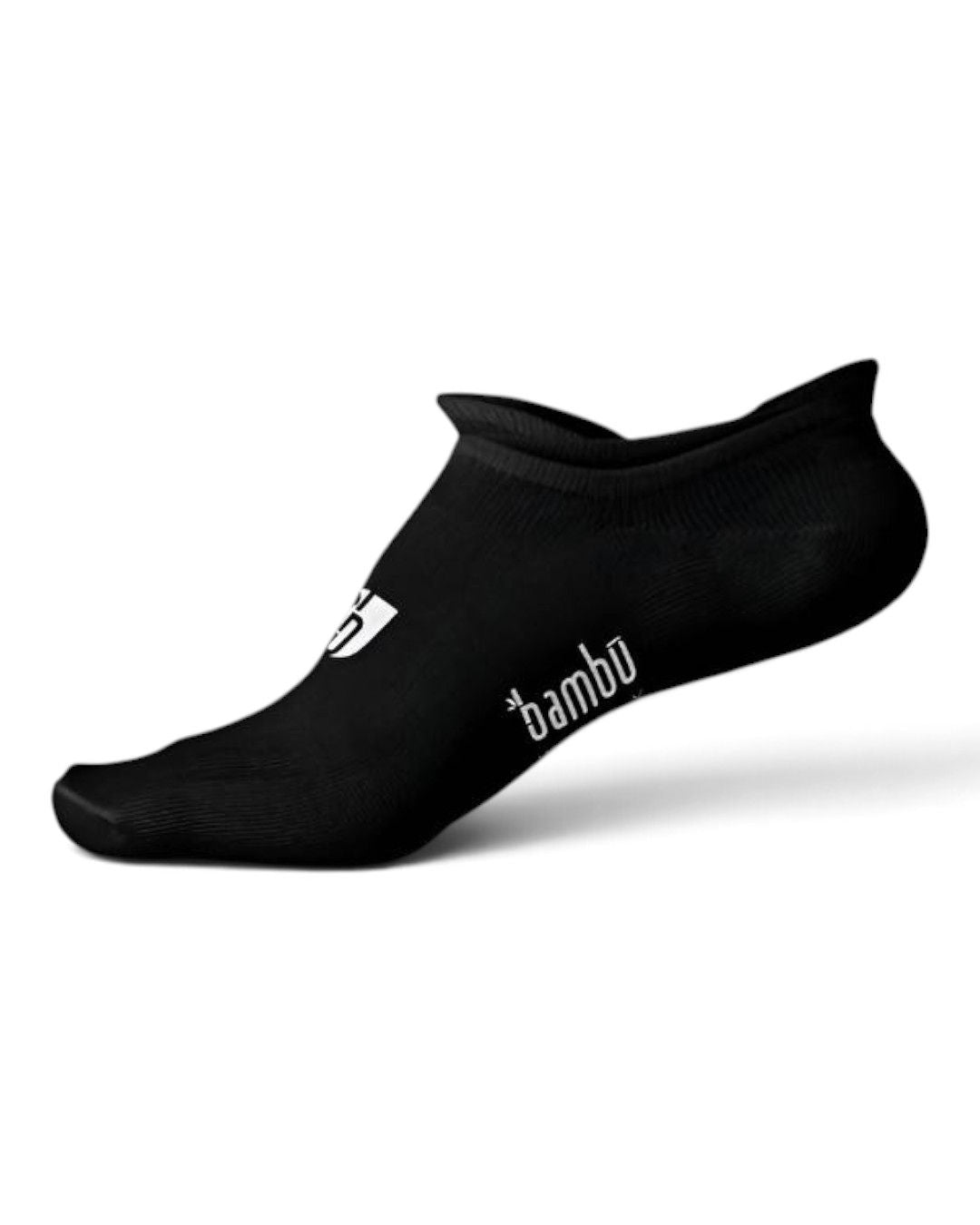 Bamboo No-Show Socks – Pro Socks Bambū Werx S/M Solid Black