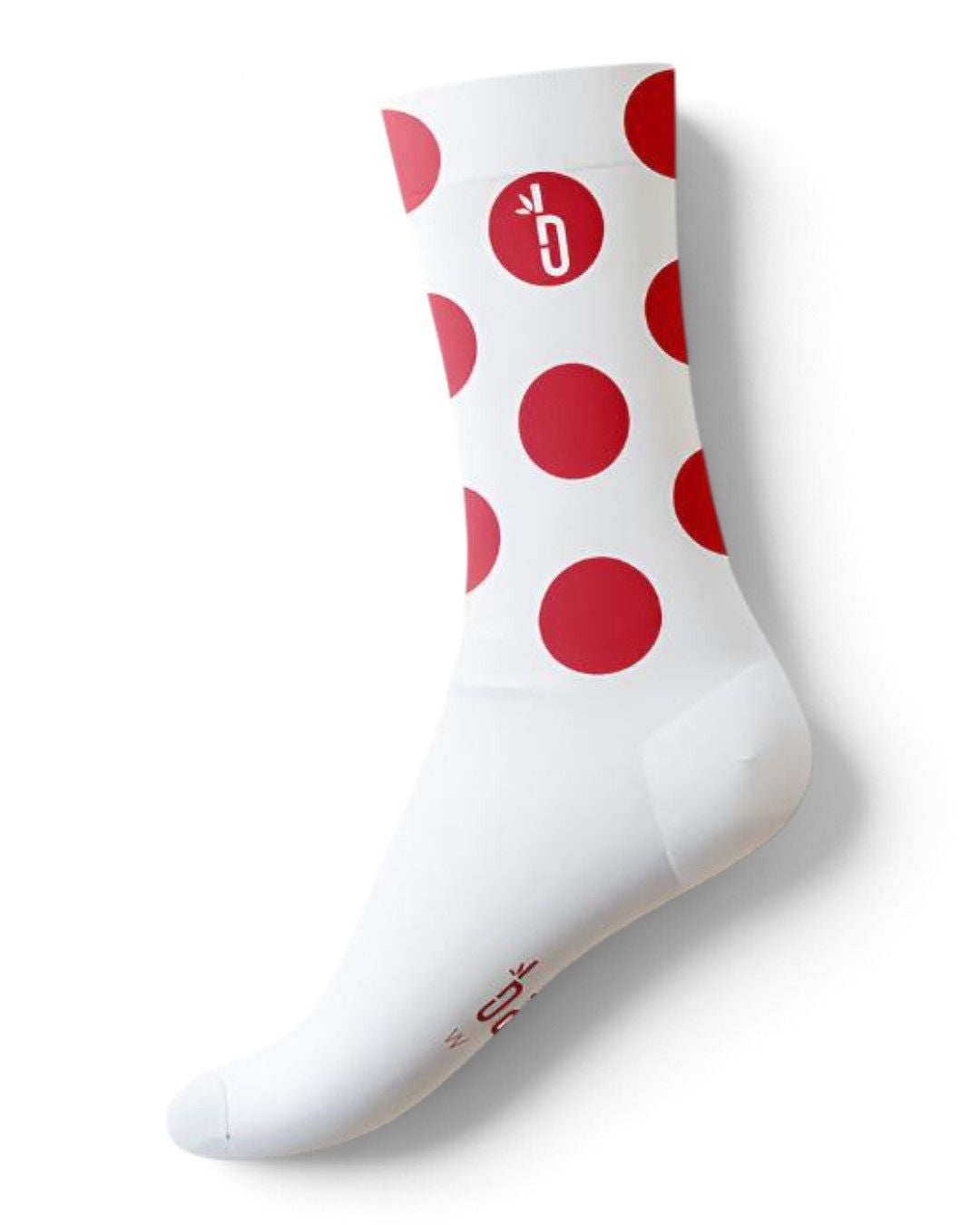 Bamboo Performance Socks – Polka Dot Socks Bambū Werx S/M Red Polka Dots