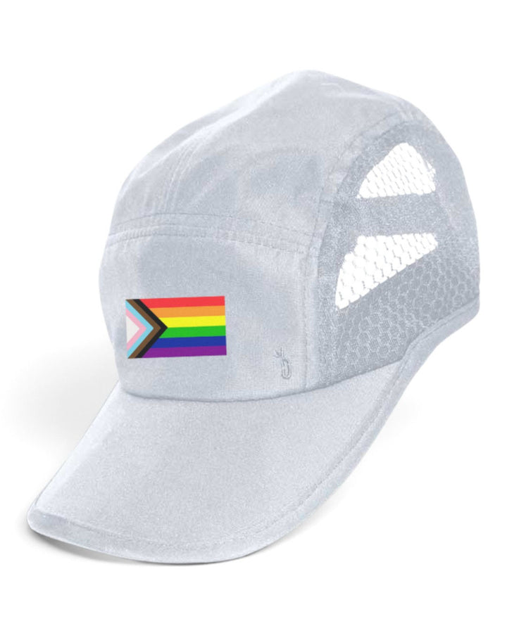 Run Caps - Pride Flag Headware Bambū Werx Black