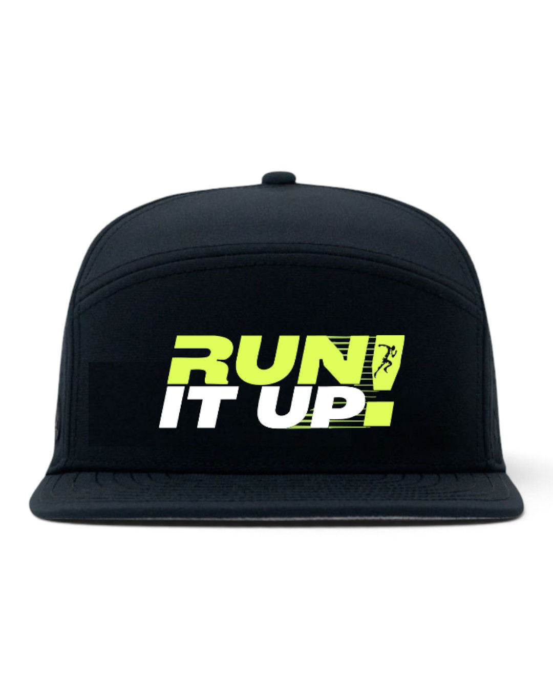 Run It Up! Flat Brim Trucker (Pre-Order) Headware Bambū Werx Black