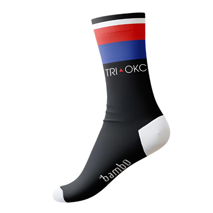 TRI-OKC Performance Socks - 2024 Socks Bambū Werx S/M Horizontal Stripes