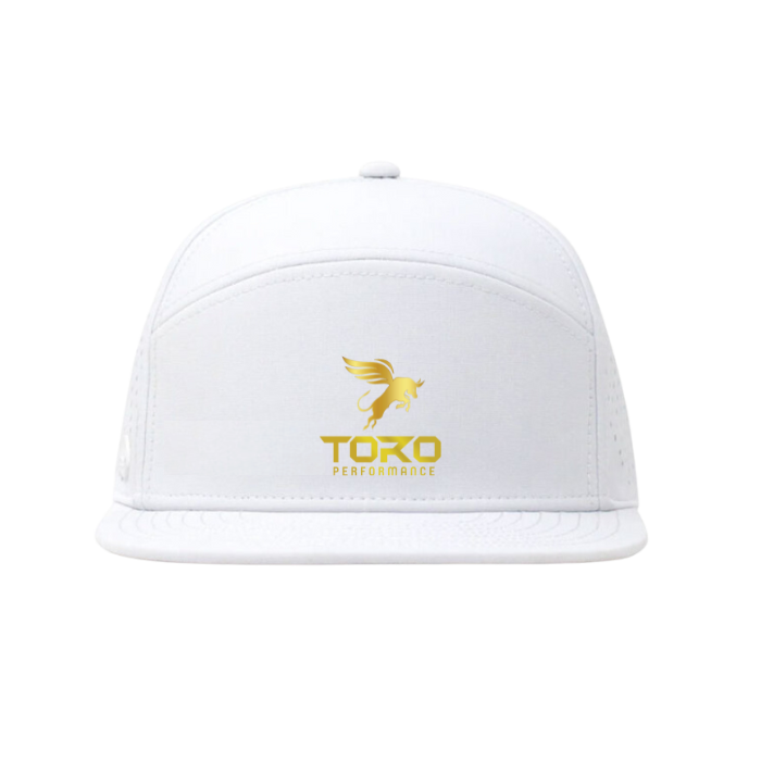 Toro Trucker Hats - Flat Brim Headware Bambū Werx M/L Adjustable (55-59cm) White Flat-Brim