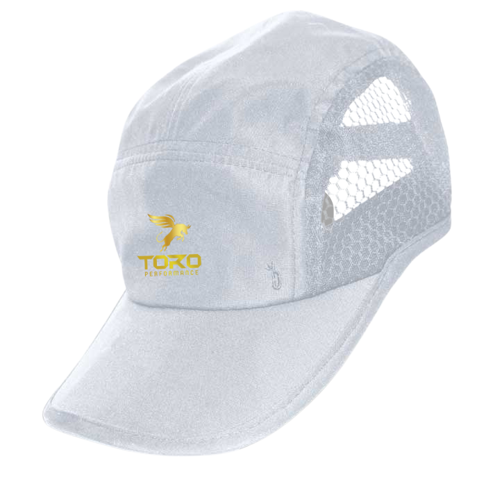 Toro Performance Running Cap Headware Bambū Werx White