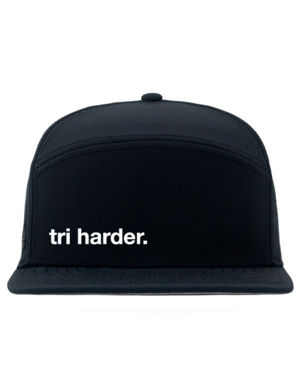 Trucker Hats - ID - Flat Brim Headware Bambū Werx M/L Adjustable (55-59cm) Black Flat-Brim