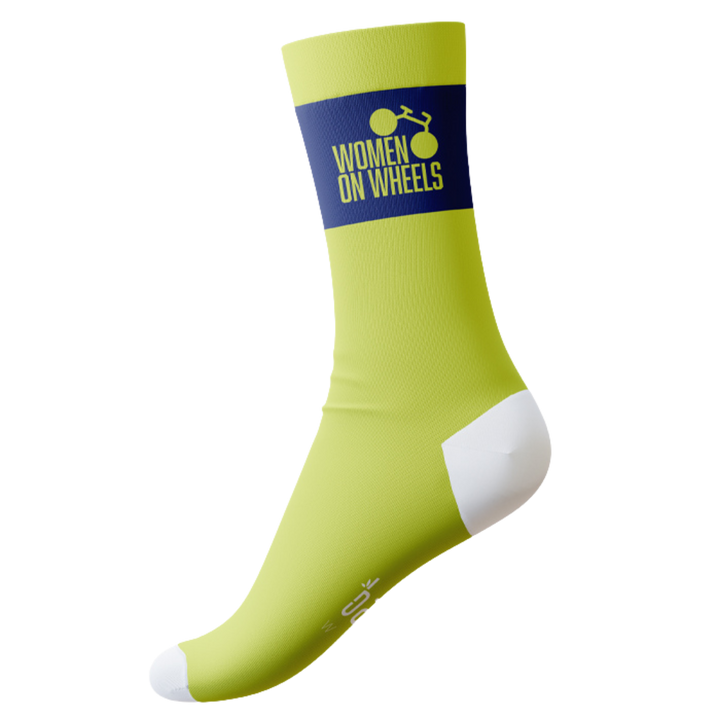 Women on Wheels Performance Socks (Pre-Order) Socks Bambū Werx S/M Lime Green