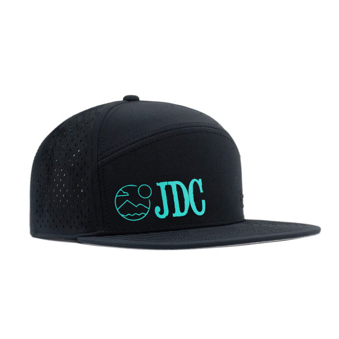 JD Crew Trucker Hats - Flat Brim Headware Bambū Werx M/L Adjustable (55-59 cm) Black Flat-Brim