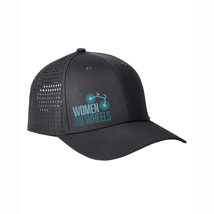 Women on Wheels Trucker Caps Headware Bambū Werx Black Baseball Brim (Curved) M/L Adjustable (55-59cm)